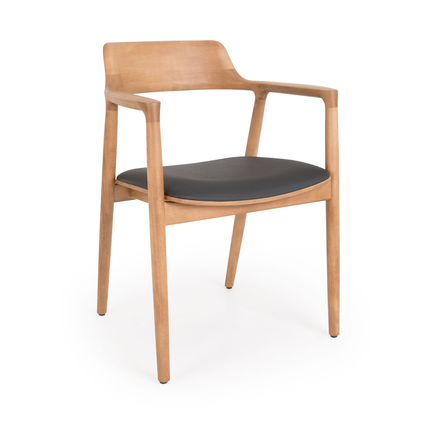 Studio Teak Wood Chair with Comfortable Cushion