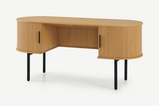 Circular Teak Wood Console