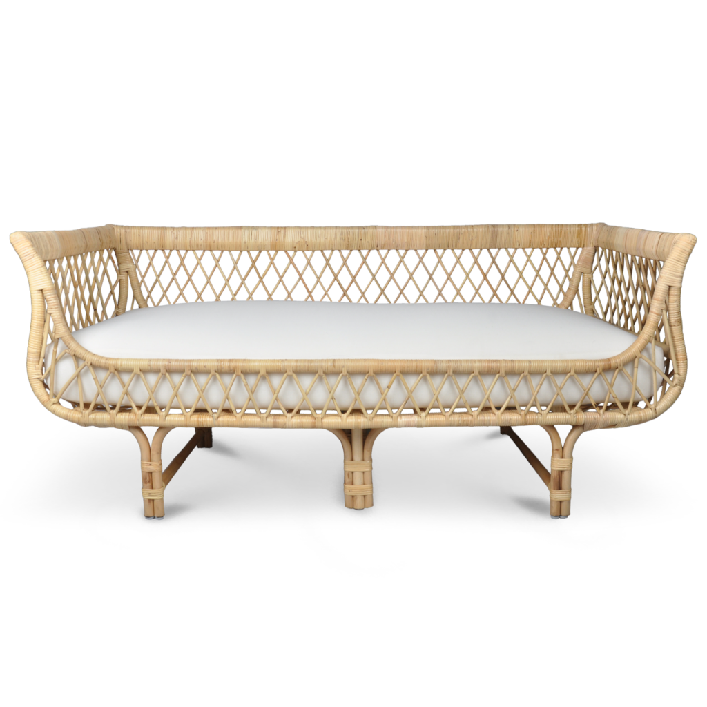 Elegant Rattan Pillow Sofa