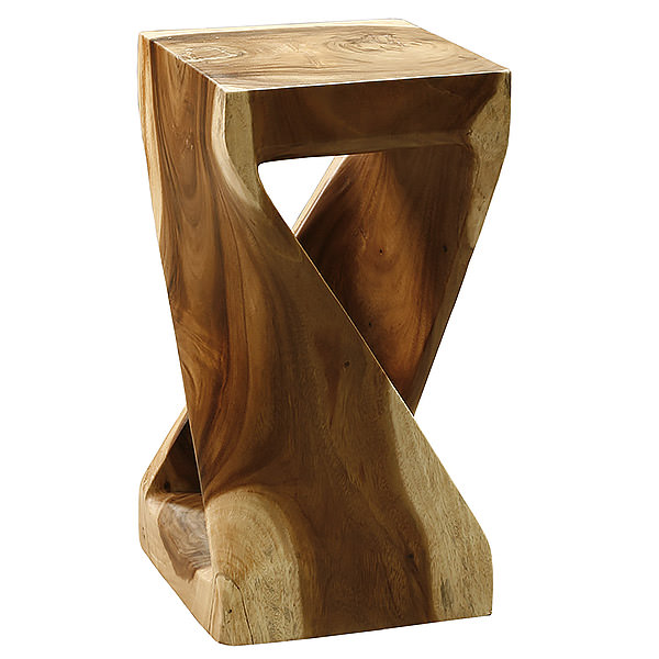 Master's Suar Wood Twist Stool