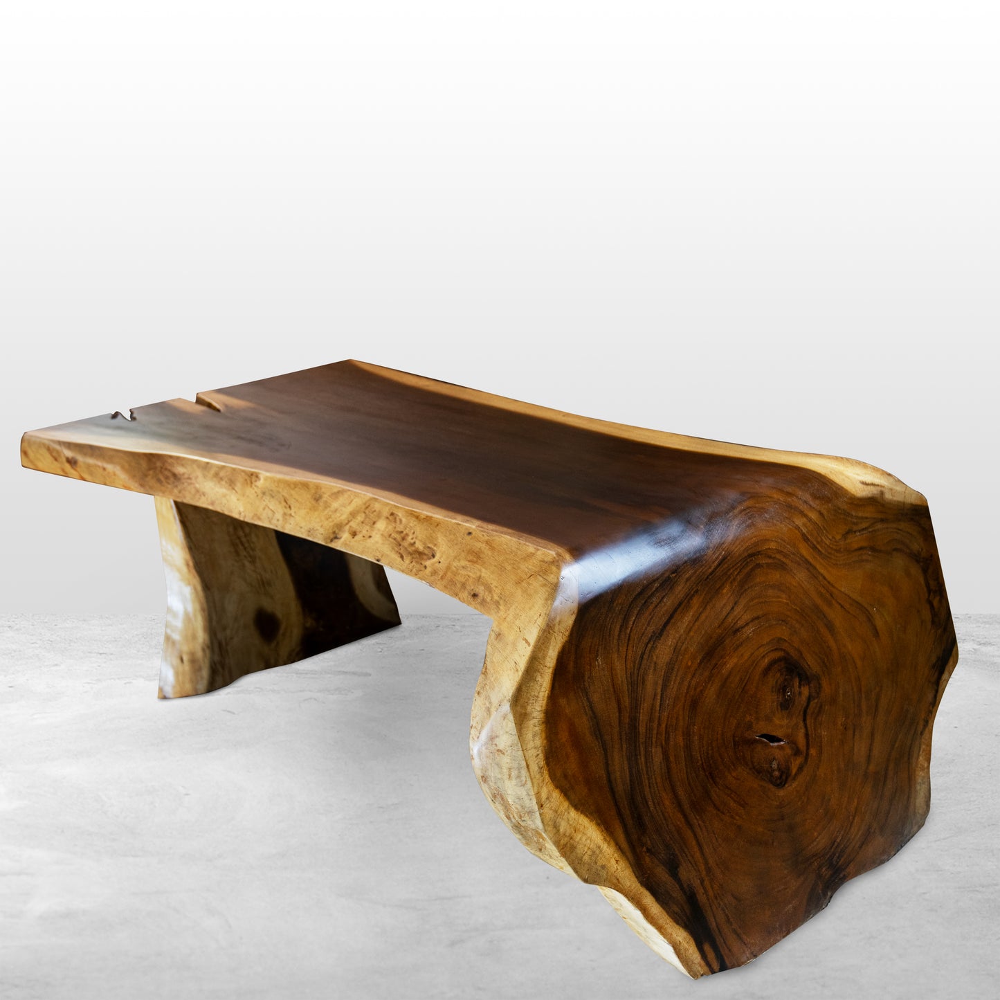 Master's One Trunk Piece Massive Suar Wood Table