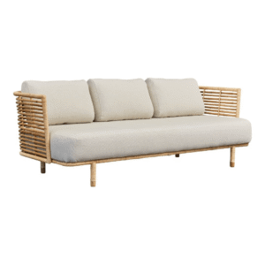 Cozy Rattan Big Pillows Sofa