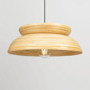 Large Double Sphere Bamboo Lamp