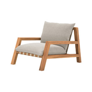 Relaxing Teak Wood Chair with Big Cushions