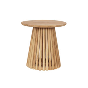 Small Teak Wood Round Coffee Table