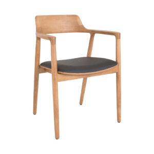 Studio Teak Wood Chair with Comfortable Cushion