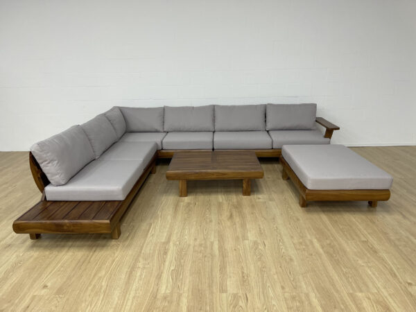 U-Shape Sofa Set with Coffee Table - Image 2